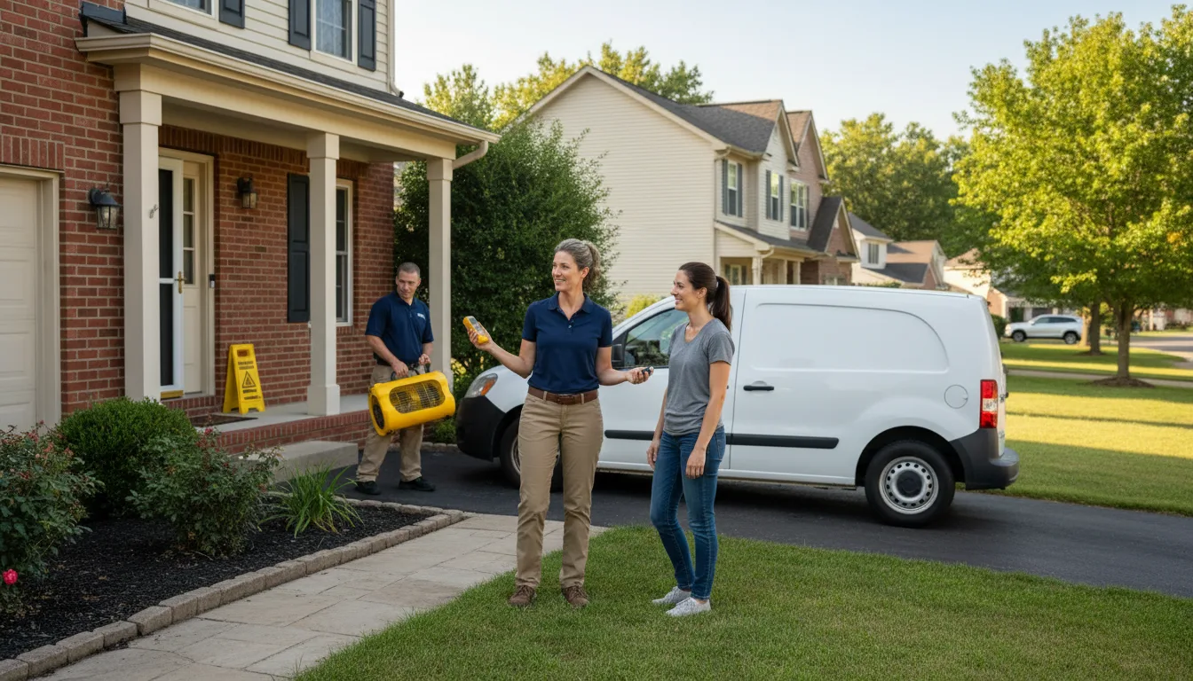 Residential water damage restoration in Pickford, MI